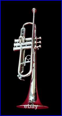 Trumpet Professional Model Jazz Instruments for Orchestra Silver Chrome Polish