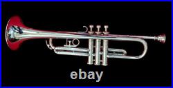 Trumpet Professional Model Jazz Instruments for Orchestra Silver Chrome Polish