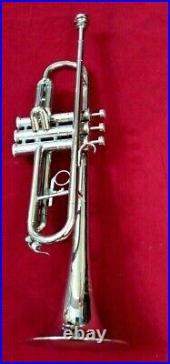Trumpet Professional Student Model Silver Polish Jazz Musical Instrument Bb Key