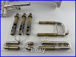 Trumpet SHIRES Model ALWF Prototype Bb Silver Trumpet & Gator Case