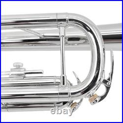 Trumpet Set for Beginners, Gold-Plated Standard Trumpet, Hard Case, 7C Mouthpiece