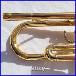 Trumpet Yamaha YTR 200AD Advantage Gold Brass Trumpet with Mouthpiece and Case