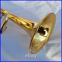 Trumpet Yamaha YTR 200AD Gold Brass Advantage with Mouthpiece and Case