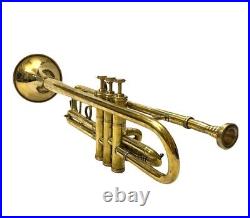 Trumpets Low Pitch Brass Musical Instrument INTERMEDIATE Students With Cushioned
