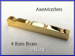 USA MADE AxeMasters 1 1/2 / 38mm BRASS NUT made for Fender JAZZ Bass Guitar