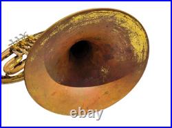 Unbranded Brass Single French Horn with Mouthpiece and Hard Case