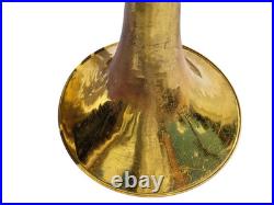 Unbranded Brass Single French Horn with Mouthpiece and Hard Case