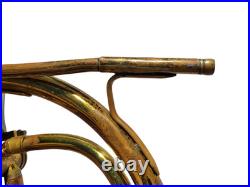 Unbranded Brass Single French Horn with Mouthpiece and Hard Case