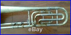 Used Bach Stradivarius 50B Bass Trombone with Original Case and Schilke 51D Mpc