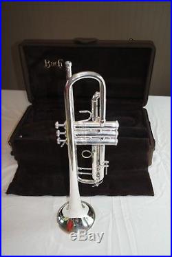 Used Bach Stradivarius Silver Trumpet with ML bore with Artisan Bell