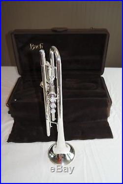 Used Bach Stradivarius Silver Trumpet with ML bore with Artisan Bell