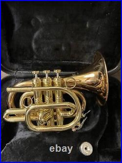 Used CarolBrass Bb Pocket Trumpet-Model CPT 3000-RLM(D)-Bb-L
