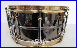 Used! PEARL SF1465 Steve Ferrone Model Black Nickel Brass Snare Drum 14x6.5