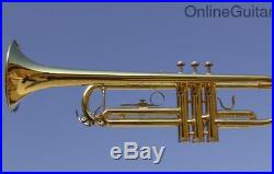 Used Student GOLD Bb Trumpet, Case + YAMAHA Care Kit! WHY RENT