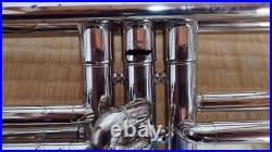 Used YAMAHA YTR-135 Trumpet Nickel plated finish With Case JP