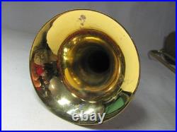 VINCENT BACH MERCEDES MODEL TROMBONE EARLY NEW YORK 1941 ANTIQUE With ACCESSORIES