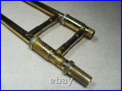VINCENT BACH MERCEDES MODEL TROMBONE EARLY NEW YORK 1941 ANTIQUE With ACCESSORIES
