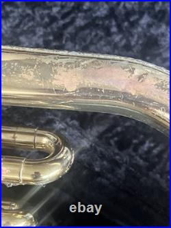 VINTAGE 1952 FA REYNOLDS EMPEROR BARITONE HORN +Hard Case +mouth Piece +valf Oil