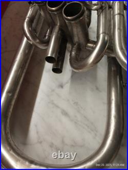 VINTAGE KING By H. N. WHITE CO. SILVER BARITONE HORN With DETACHABLE BELL CLEV-D O