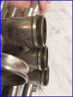 VINTAGE KING By H. N. WHITE CO. SILVER BARITONE HORN With DETACHABLE BELL CLEV-D O