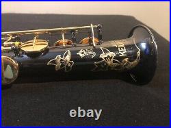 VINTAGE Keilwerth SX90 II soprano saxophone. Rare black nickel/gold keys. BEAUTY