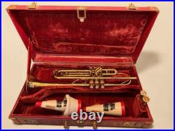 VTG 1951 King Super 20 Professional Trumpet H. N. White Cleveland, OH Case & More