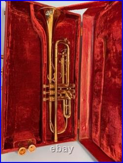 VTG 1951 King Super 20 Professional Trumpet H. N. White Cleveland, OH Case & More