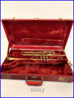 VTG 1951 King Super 20 Professional Trumpet H. N. White Cleveland, OH Case & More