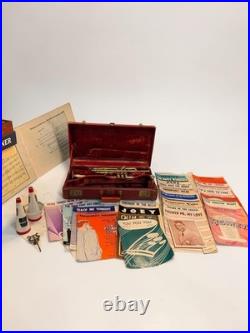 VTG 1951 King Super 20 Professional Trumpet H. N. White Cleveland, OH Case & More