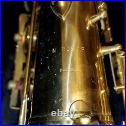 VTG CONN Shooting Star Tennor Saxophone With Case Has Scratches & Dent on Bottom