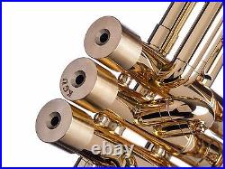 Van Laar OIRAM Trumpet Trim Kit Heavy Caps. KGUBrass. Raw Brass. TKHR100