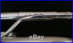 Very Nice Benge 8Z Silver Plated Professional Cornet w Original Benge Case & MPC