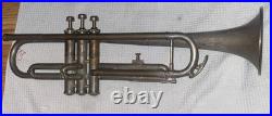 Victory Silver Brass Trumpet With Case