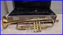 Vincent Bach Mercedes II trumpet & mouth piece vintage musical instrument T7