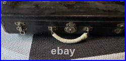 Vintage 1936 C. G. Conn Trumpet with Case and 3 Mouthpieces Collectible