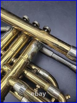 Vintage 1951 Getzen 80 Cornet Mother of Pearl Inlay Elkhorn