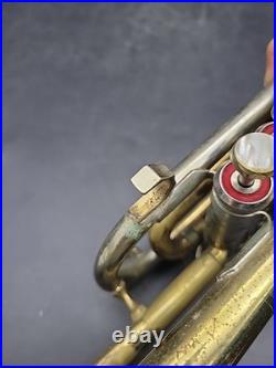 Vintage 1951 Getzen 80 Cornet Mother of Pearl Inlay Elkhorn