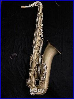 Vintage 1953 KING Super-20 Tenor Sax with Matching Sterling Silver Neck and Case