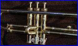 Vintage 1957 Selmer Paris Model 24b Trumpet With Case & Mouthpiece
