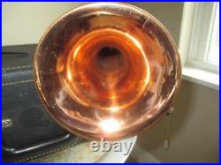 Vintage 1958 Conn Director USA Copper Bell Shooting Stars Trumpet With Case #4 MP