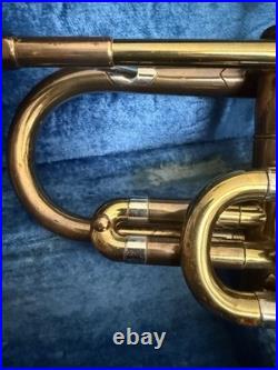Vintage 1958 Olds Ambassador Brass Trumpet / Coronet With Original Case NICE
