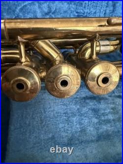 Vintage 1958 Olds Ambassador Brass Trumpet / Coronet With Original Case NICE