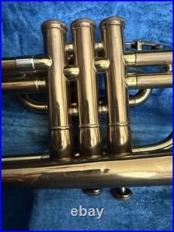 Vintage 1958 Olds Ambassador Brass Trumpet / Coronet With Original Case NICE