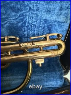 Vintage 1958 Olds Ambassador Brass Trumpet / Coronet With Original Case NICE