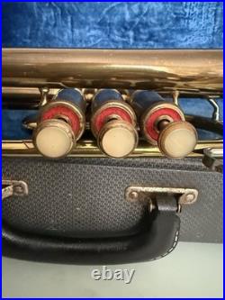 Vintage 1958 Olds Ambassador Brass Trumpet / Coronet With Original Case NICE