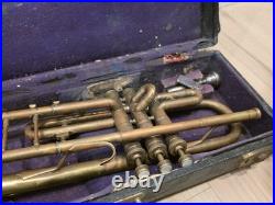 Vintage A. K. Huttl Graslitz Trumpet 1900's Pre