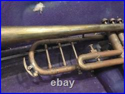 Vintage A. K. Huttl Graslitz Trumpet 1900's Pre