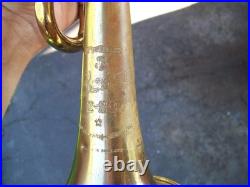 Vintage BESSON 2 20 BRASS TRUMPET COLLEGIATE BY HOLTON MOUTHPIECE Made England