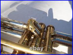 Vintage BESSON 2 20 BRASS TRUMPET COLLEGIATE BY HOLTON MOUTHPIECE Made England
