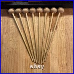 Vintage BF Kitching Resonator Bell Set Chromatic 20 Note with Case and Mallets